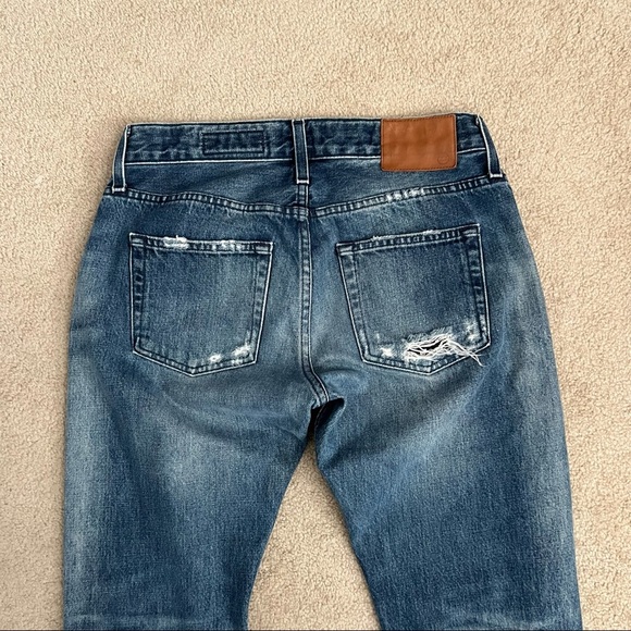 AG Men’s Matchbox Slim Straight Selvedge Jeans in 17 Years Psych Wash - Picture 5 of 11